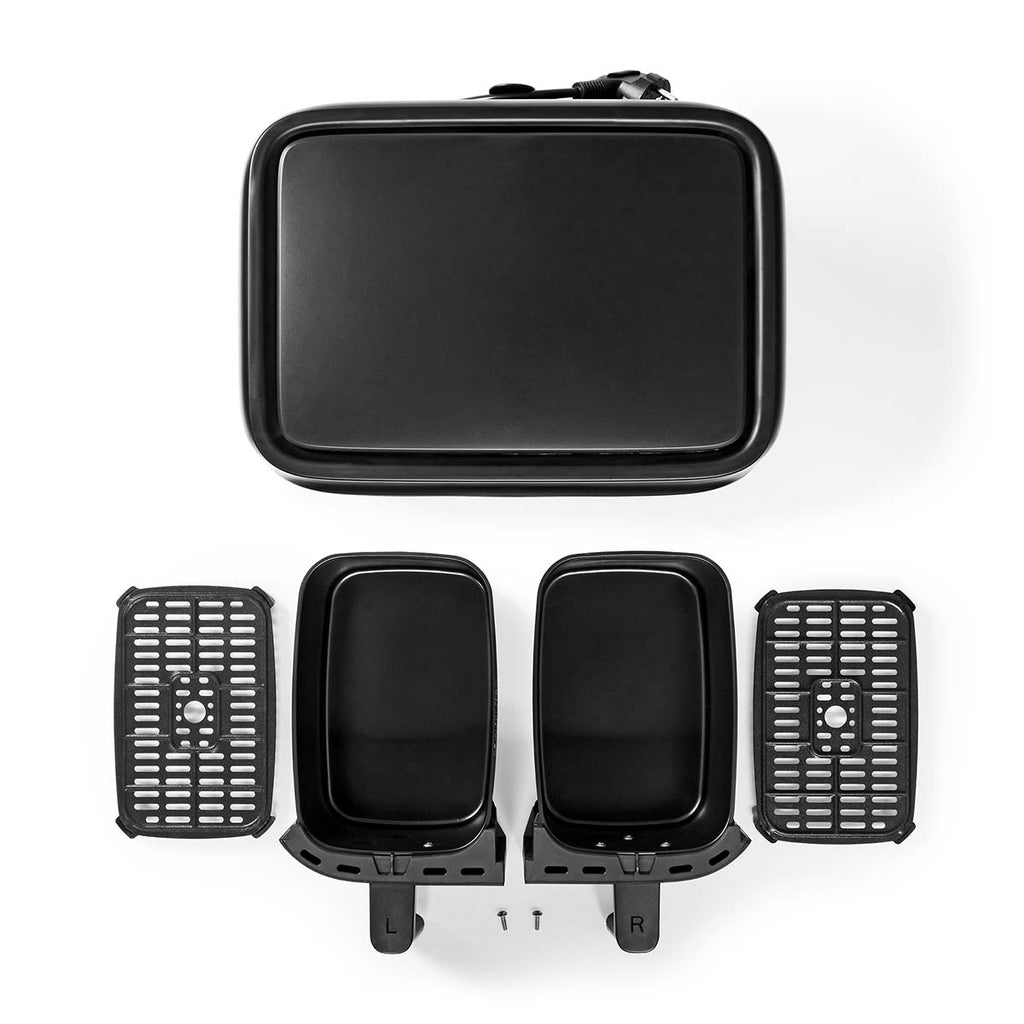 Forró Levegő Sütő | 2x3.8 l | Időzítő: 60 min | Digitális | Fekete