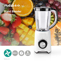 állvány Blender | 800 W | 1.5 l | Műanyag | 2 Sebesség Beállítás | Fehér / Fekete