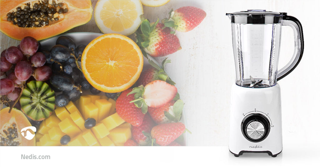 állvány Blender | 800 W | 1.5 l | Műanyag | 2 Sebesség Beállítás | Fehér / Fekete