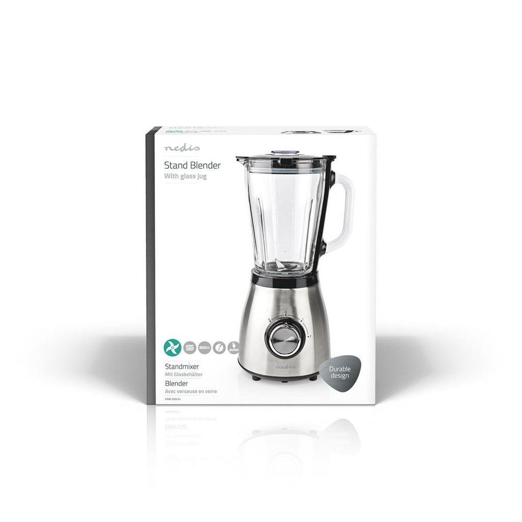állvány Blender | 800 W | 1.5 l | Üveg | 2 Sebesség Beállítás | Ezüst / Fekete