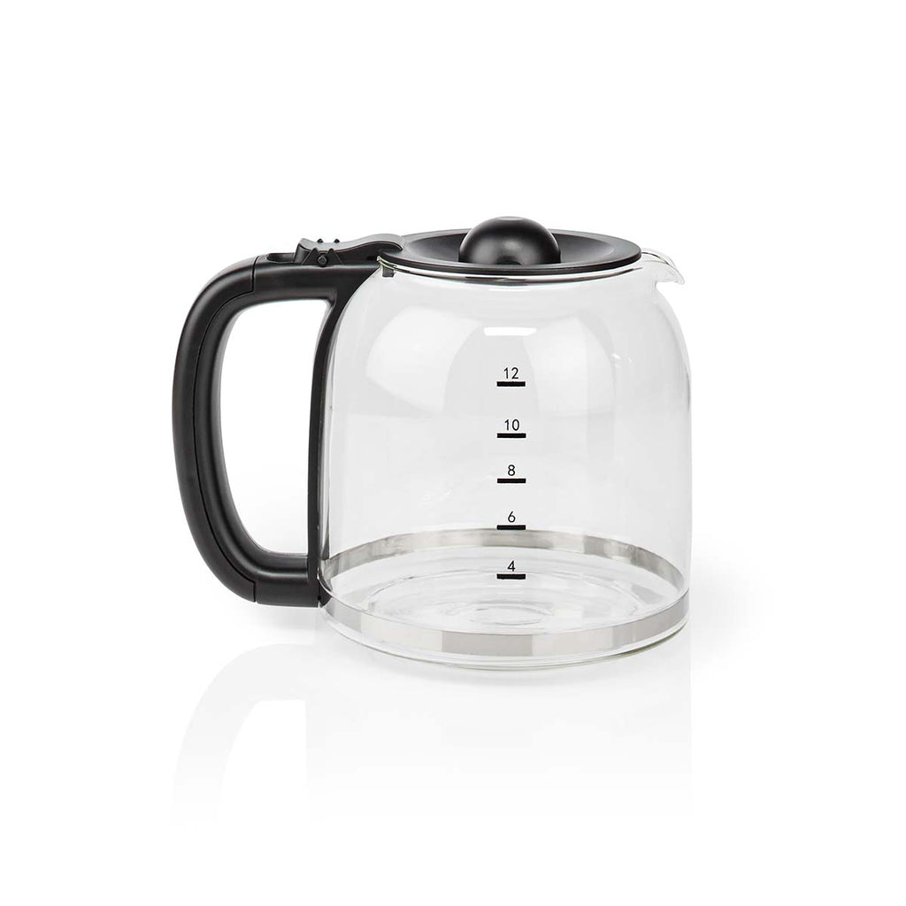 Kávéfőző | Maximális kapacitás: 1.5 l | Egyidejű csészék száma: 12 | Melegen tartó funkció | Bekapcsolás időzítő | LCD Kijelző | Óra funkció | Aluminium / Fekete