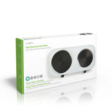 Elektromos főzőlap | Főzőzónák: 2 | 2500 W | Túlmelegedés elleni védelem | Fehér