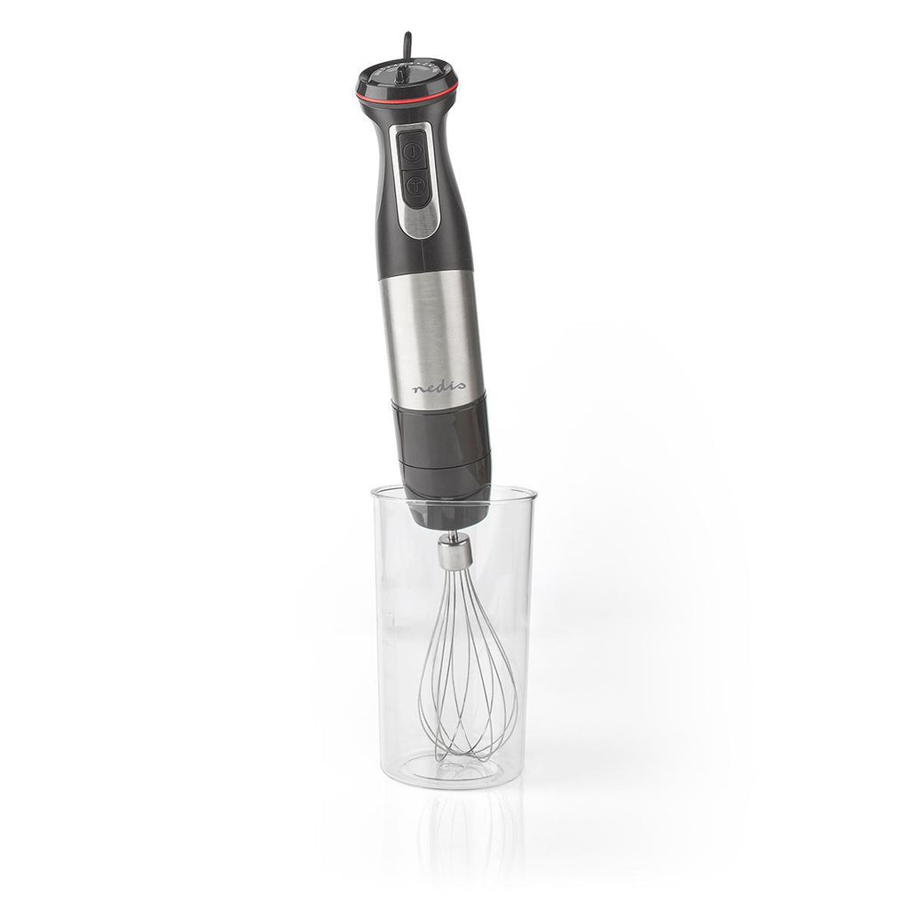 Botmixer | 800 W | Sebesség beállítások: Állítható Sebesség Szabályzó | Favágó | Aluminium / Fekete