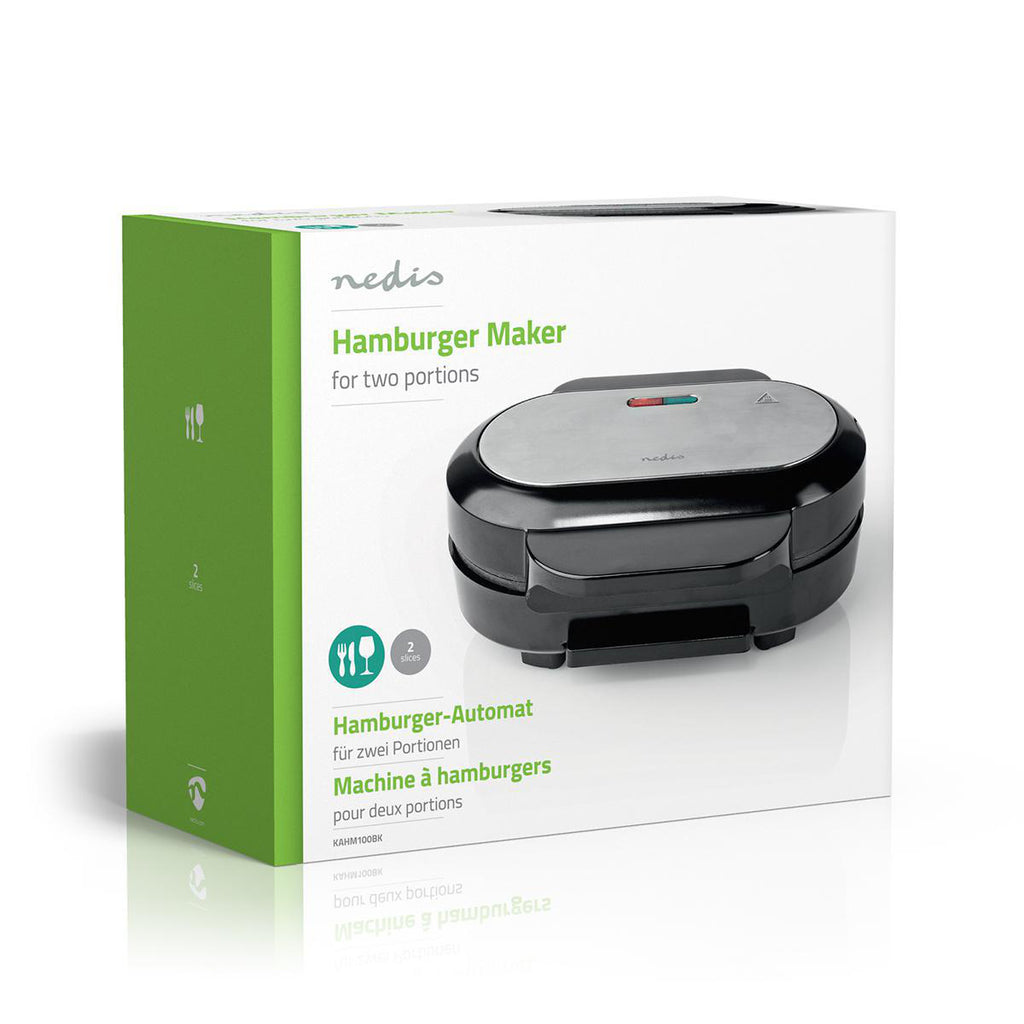 Hamburgerkészítő | 1000 Watt | Fekete