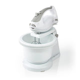 Kézi mixer | 200 W | 5 Sebesség Beállítás | Turbó funkció | Forgó Tál / 2 Habverő / 2 Tészta Tartó | Fehér / Szürke