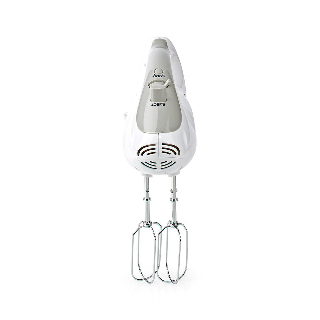 Kézi mixer | 200 W | 5 Sebesség Beállítás | Turbó funkció | Forgó Tál / 2 Habverő / 2 Tészta Tartó | Fehér / Szürke