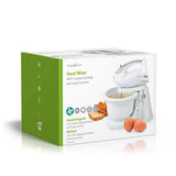 Kézi mixer | 200 W | 5 Sebesség Beállítás | Turbó funkció | Forgó Tál / 2 Habverő / 2 Tészta Tartó | Fehér / Szürke