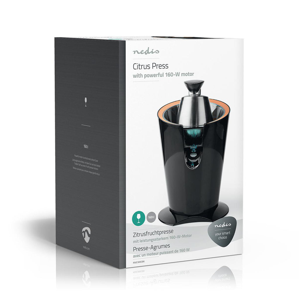 Citrusprés | Cseppmentes | 160 Watt | Fekete