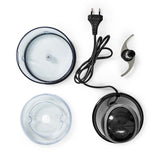 Élelmiszer Aprító | 260 W | 0.5 l | Műanyag | 2 Sebességes | Fekete