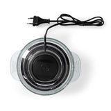 Élelmiszer Aprító | 500 W | 1000 l | Üveg | 1 Sebességes | Ezüst / Fekete