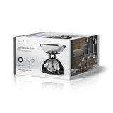 Digitális konyhai mérleg | Analog | Rozsdamentes Acél | Kivehető tálat tartalmaz | Fekete