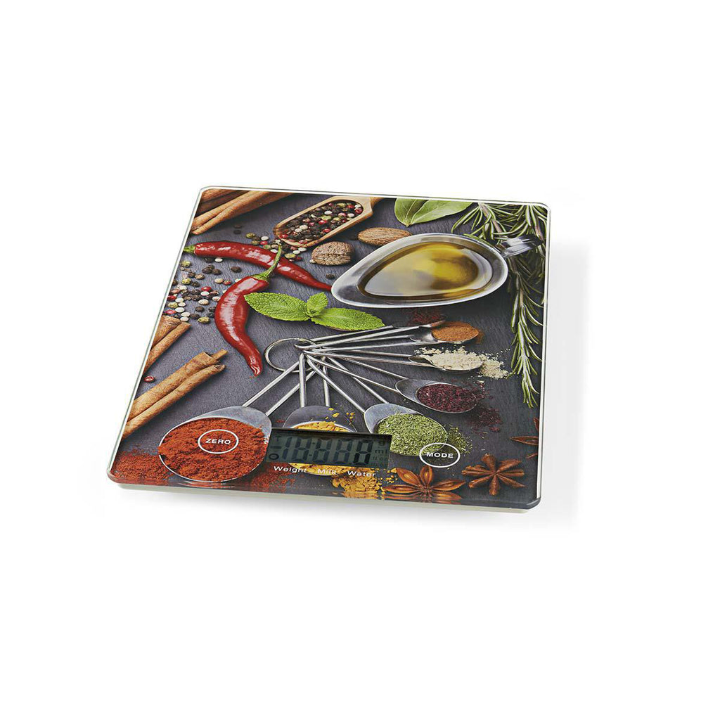 Digitális konyhai mérleg | Digitális | Üveg / Műanyag | Design Nyomat