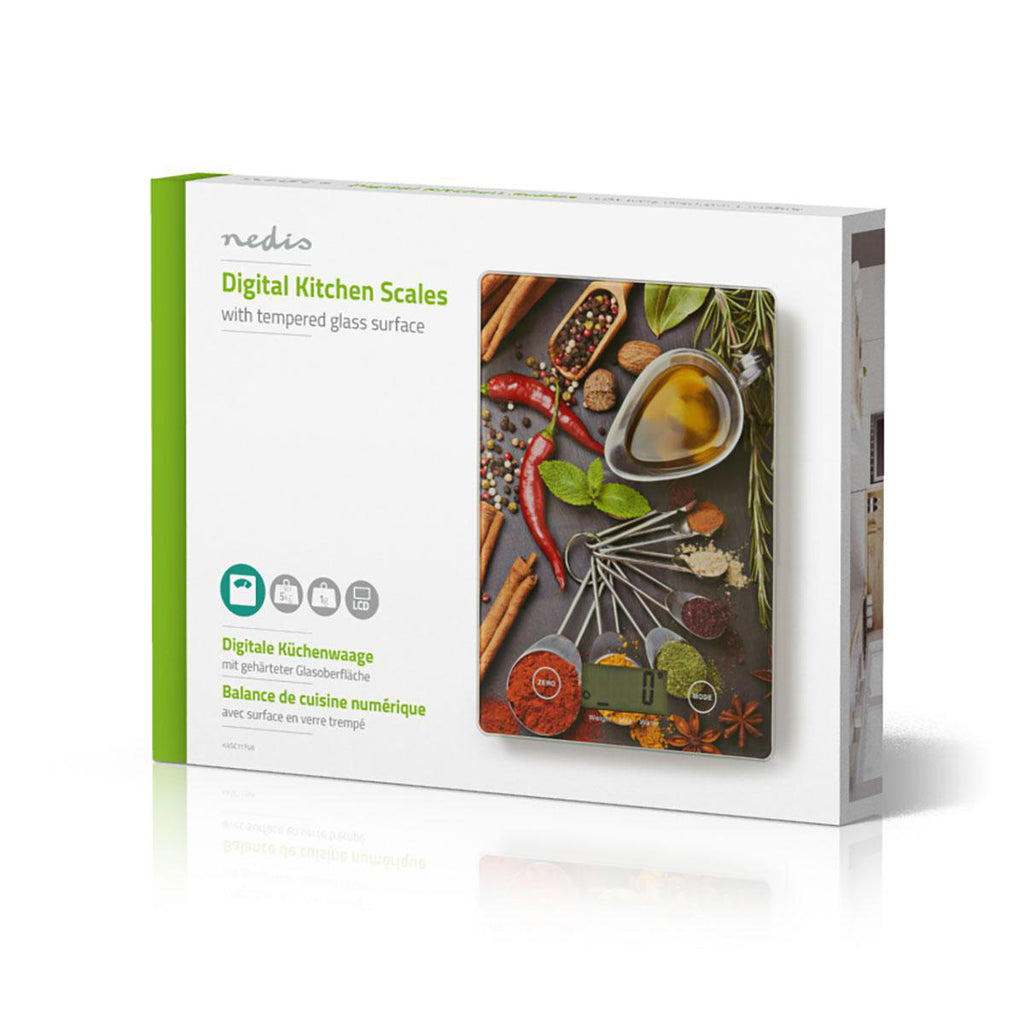 Digitális konyhai mérleg | Digitális | Üveg / Műanyag | Design Nyomat