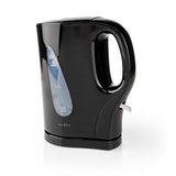 Elektromos vízforraló | 1.7 l | Műanyag | Fekete | Üresen forralás elleni védelem