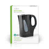 Elektromos vízforraló | 1.7 l | Műanyag | Fekete | Üresen forralás elleni védelem