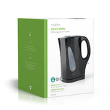 Elektromos vízforraló | 1.7 l | Műanyag | Fekete | Üresen forralás elleni védelem