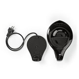 Elektromos vízforraló | 1.7 l | Műanyag | Fekete | Üresen forralás elleni védelem