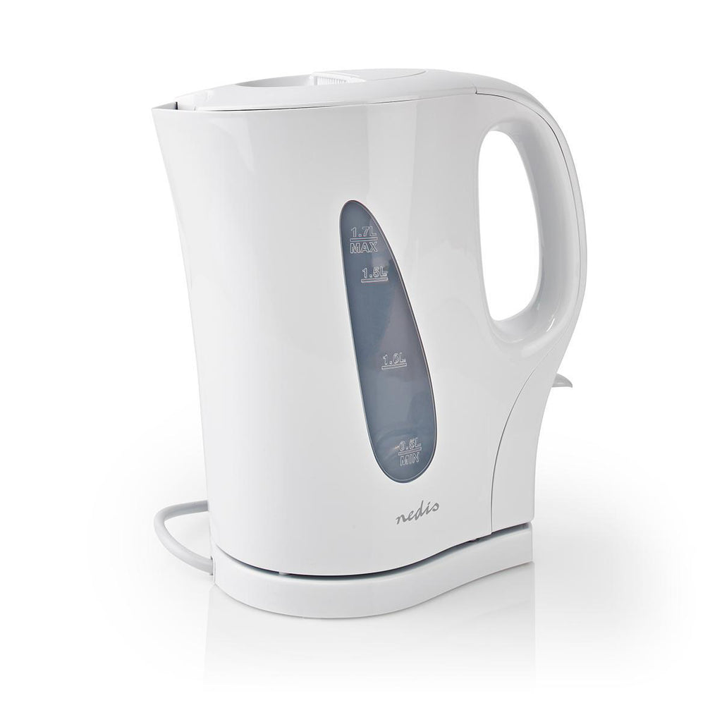 Elektromos vízforraló | 1.7 l | Műanyag | Fehér | Üresen forralás elleni védelem