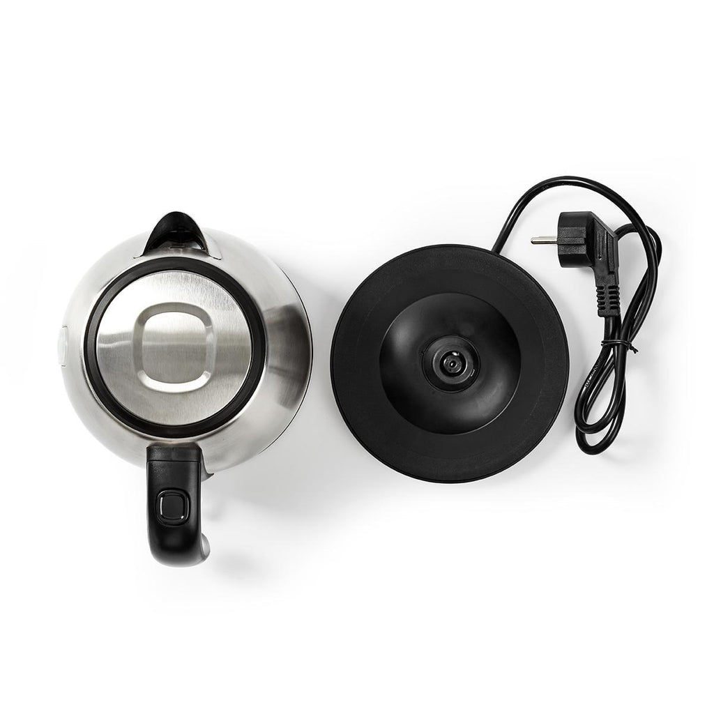 Elektromos vízforraló | 1.0 l | Rozsdamentes Acél | Aluminium | 360 fokban elfogatható | Rejtett fűtőszál | Strix® vezérlő | Üresen forralás elleni védelem