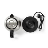 Elektromos vízforraló | 1.0 l | Rozsdamentes Acél | Aluminium | 360 fokban elfogatható | Rejtett fűtőszál | Strix® vezérlő | Üresen forralás elleni védelem