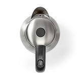 Elektromos vízforraló | 1.7 l | Rozsdamentes Acél | Ezüst / Fekete | 360 fokban elfogatható | Rejtett fűtőszál | Strix® vezérlő | Üresen forralás elleni védelem