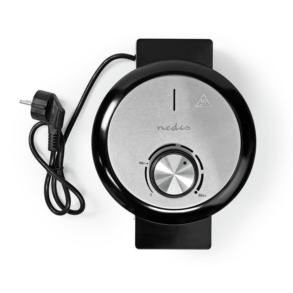 Gofrisütő lap | 19 cm | 1000 W | Fekete