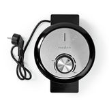 Gofrisütő lap | 19 cm | 1000 W | Fekete