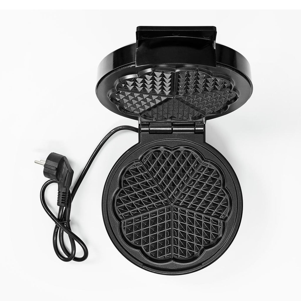 Gofrisütő lap | 19 cm | 1000 W | Fekete