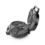 Gofrisütő | 2 x 5 Heart shaped waffles | 12 cm | 1200 W | Fém / Műanyag