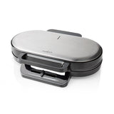 Gofrisütő | 2 x 5 Heart shaped waffles | 12 cm | 1200 W | Fém / Műanyag