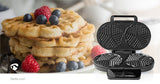 Gofrisütő | 2 x 5 Heart shaped waffles | 12 cm | 1200 W | Fém / Műanyag