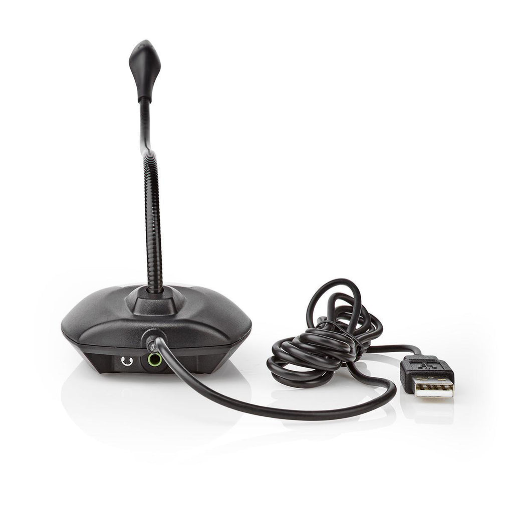 Vezetékes Mikrofon | USB | Fekete/Szürke