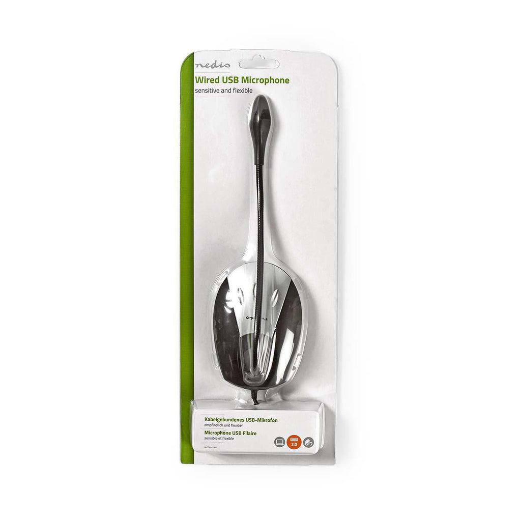Vezetékes Mikrofon | USB | Fekete/Szürke