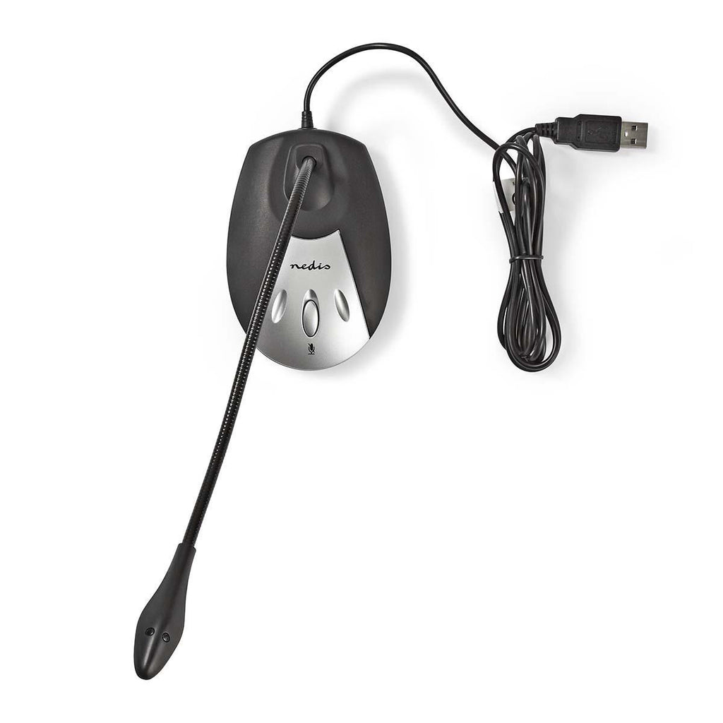 Vezetékes Mikrofon | USB | Fekete/Szürke