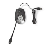 Vezetékes Mikrofon | USB | Fekete/Szürke