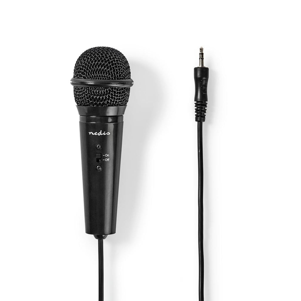 Vezetékes Mikrofon | Be-/kikapcsoló Gomb | Háromlábú Állvánnyal | 3,5 mm