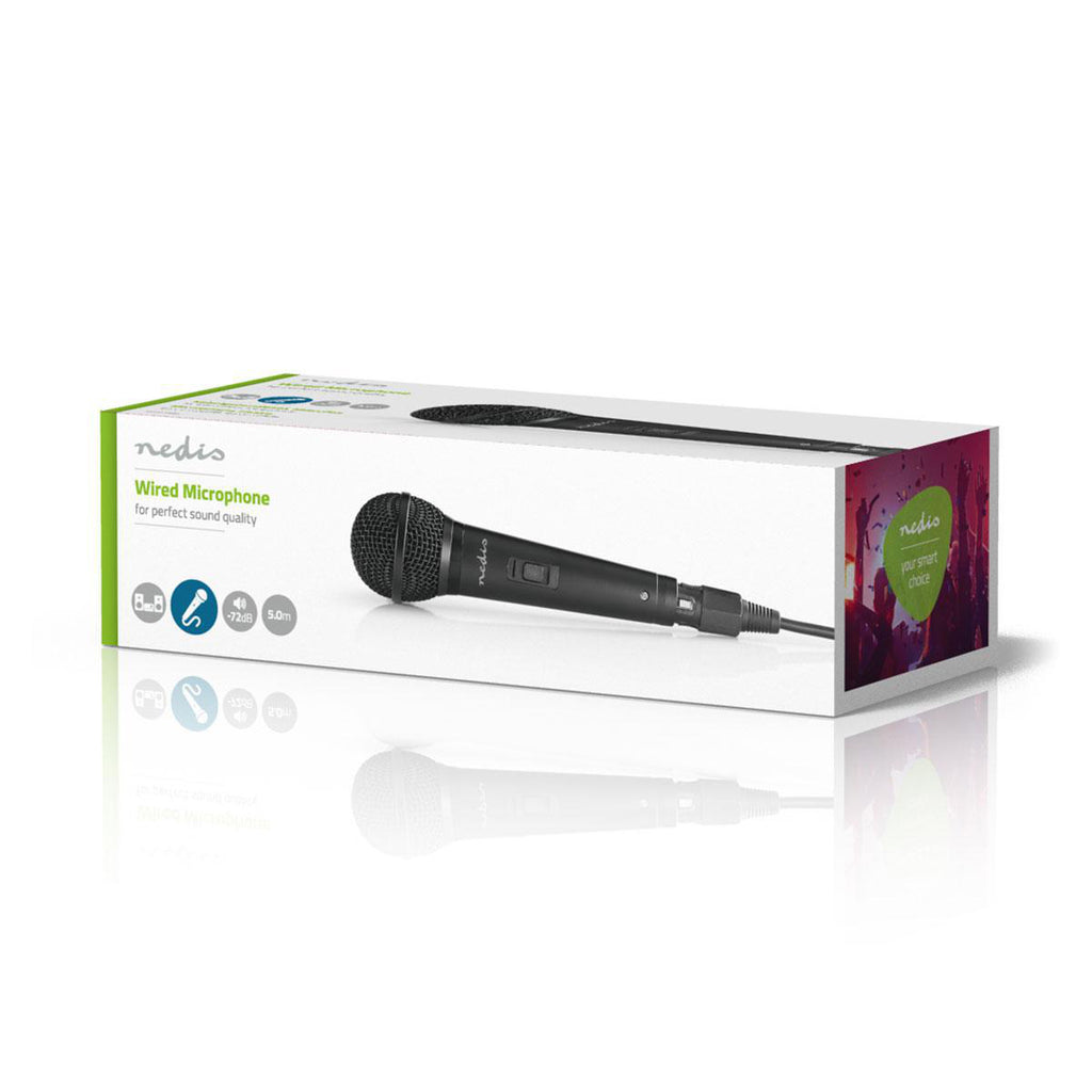 Vezetékes Mikrofon | -72 dB +/-3 dB Érzékenység | 85 Hz - 11 kHz | 5,0 m