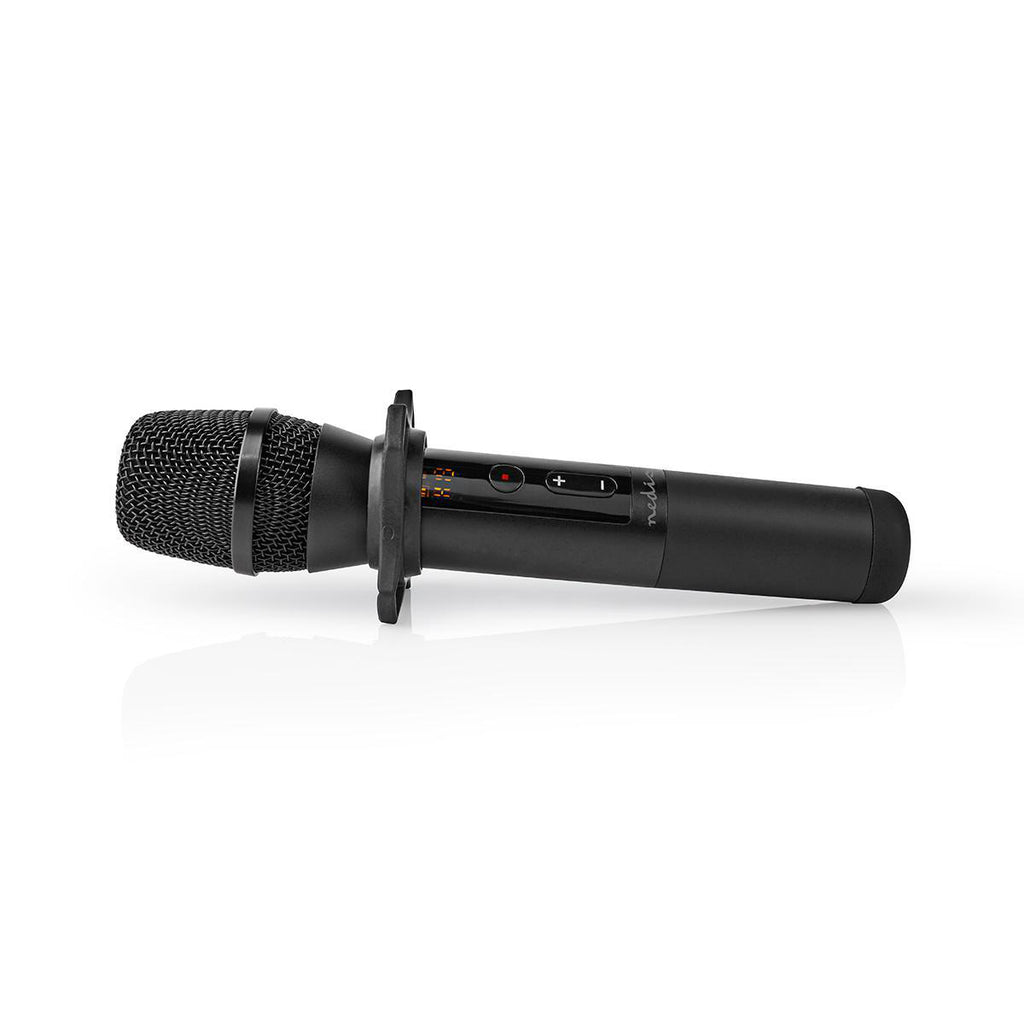 Vezeték nélküli mikrofon szett | 1 Mikrofon | Kardioid | 70 Hz - 13 kHz | 1000 Ohm | -95 dB | Hangerő szabályozás | Fekete