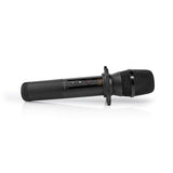 Vezeték nélküli mikrofon szett | 1 Mikrofon | Kardioid | 70 Hz - 13 kHz | 1000 Ohm | -95 dB | Hangerő szabályozás | Fekete