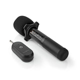 Vezeték nélküli mikrofon szett | 1 Mikrofon | Kardioid | 70 Hz - 13 kHz | 1000 Ohm | -95 dB | Hangerő szabályozás | Fekete