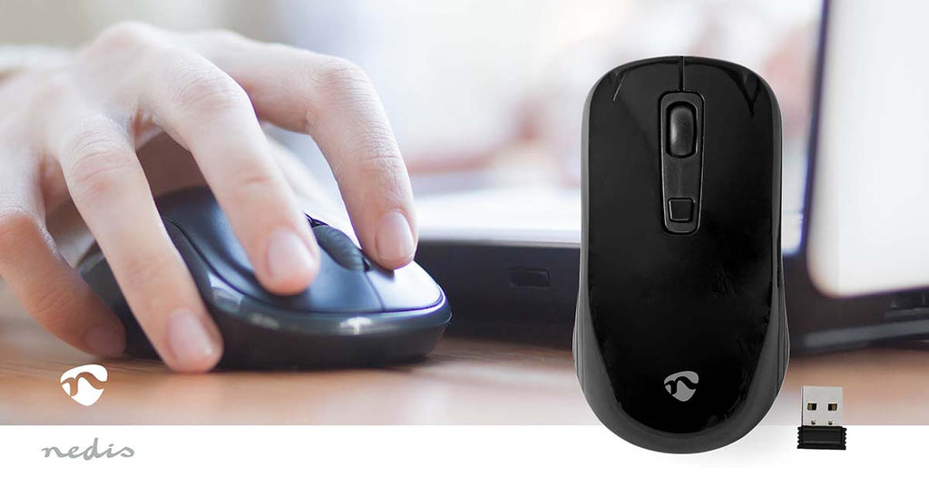 Egér | Vezeték Nélküli | 800 / 1200 / 1600 dpi | Állítható DPI | Gombok száma: 4 | Mindkét Kezes-13