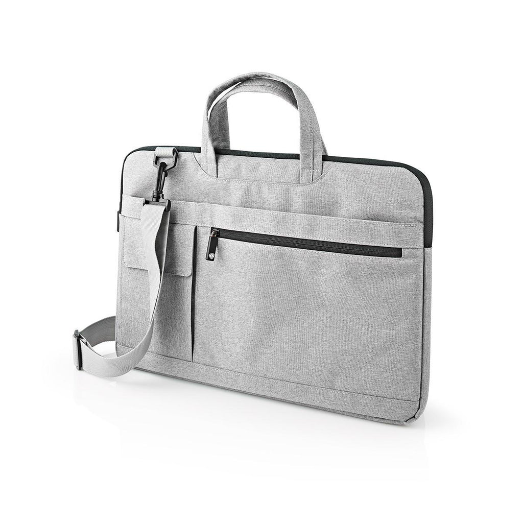 Notebooktáska | Vállpánt | 8 Tárolózseb | 15-16" | Szürke