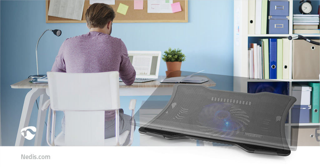 Notebook állvány | 1 | USB-áramellátású | Szögek száma: 2 | 17 " | 1500 rpm | LED