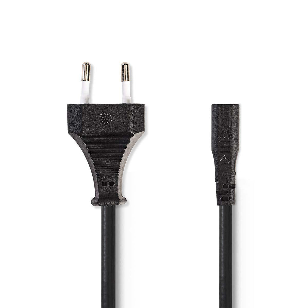 Tápkábel | Európai Dugasz - IEC-320-C1 | 2,0 m | Fekete