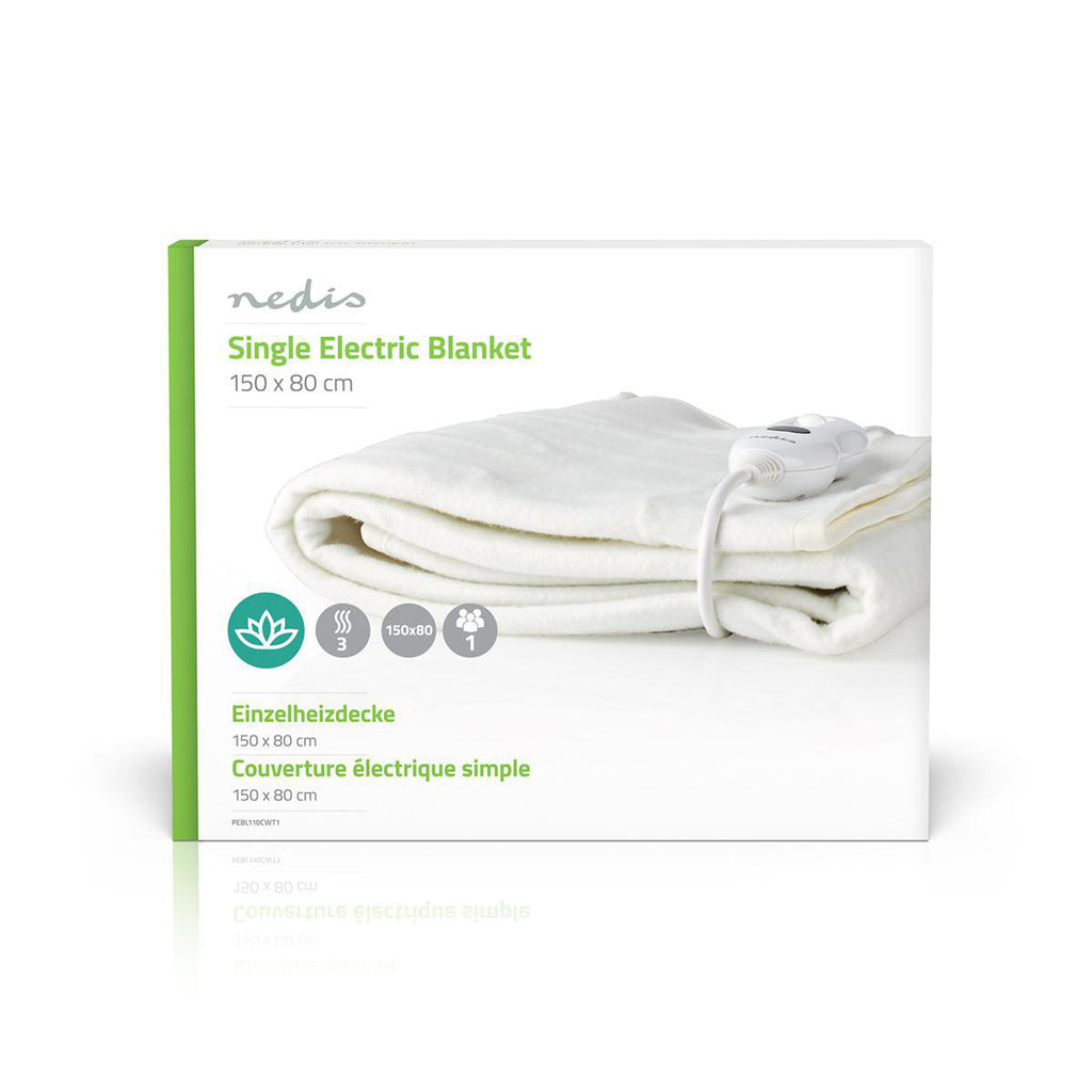 Elektromos takaró | 80 x 150 cm | 3 Hőbeállítás | Jelzőfény | Túlhevülés Elleni Védelem