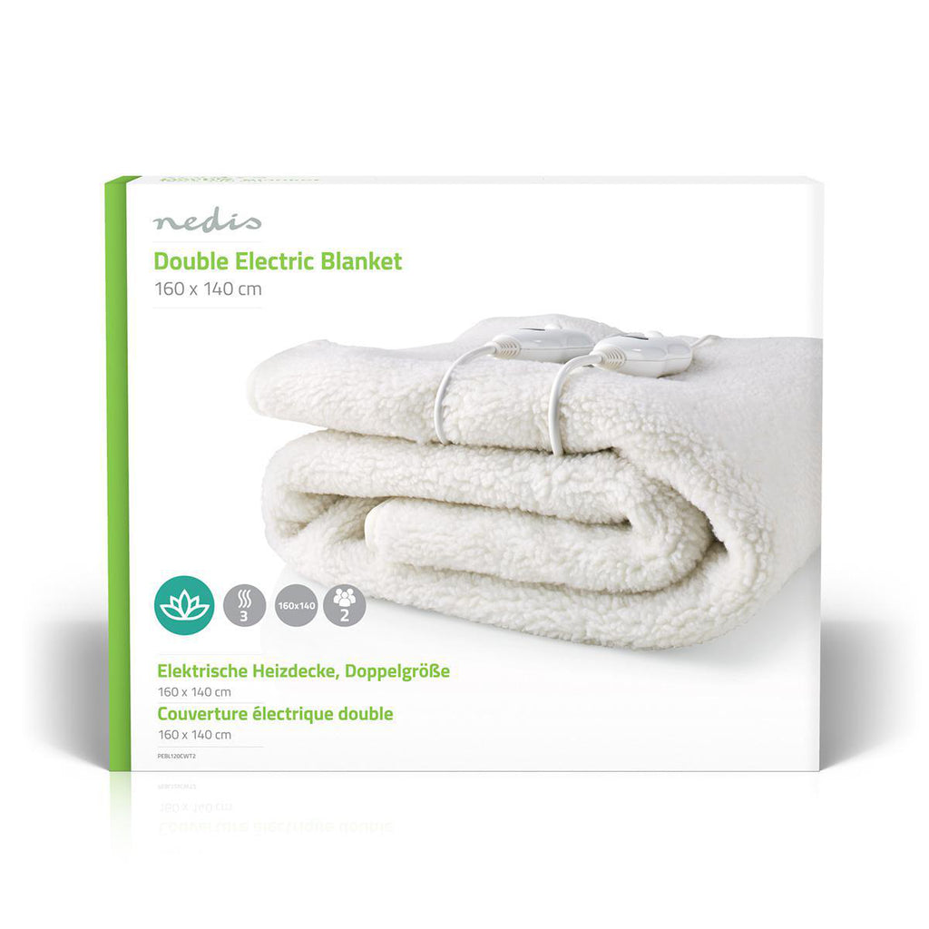 Elektromos Takaró | 160×140 cm | 3 Hőfokozat | Jelzőfény | Túlhevülés Elleni Védelem