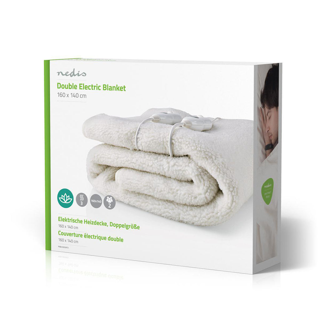 Elektromos Takaró | 160×140 cm | 3 Hőfokozat | Jelzőfény | Túlhevülés Elleni Védelem