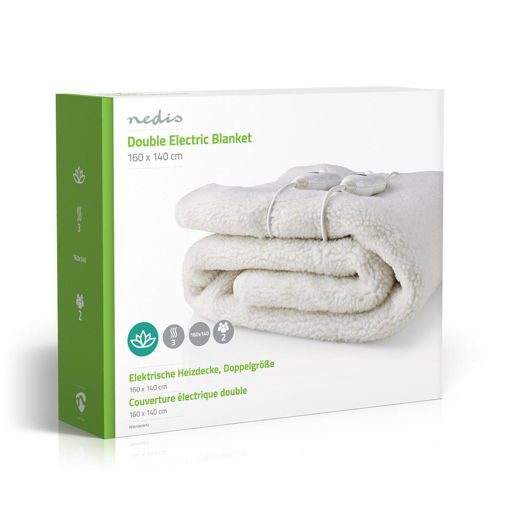 Elektromos Takaró | 160×140 cm | 3 Hőfokozat | Jelzőfény | Túlhevülés Elleni Védelem