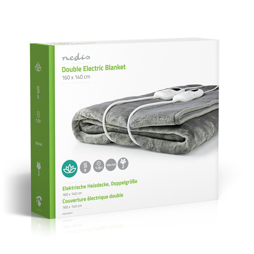 Elektromos Takaró | 160×140 cm | 9 Hőfokozat | Jelzőfény | Túlhevülés Elleni Védelem