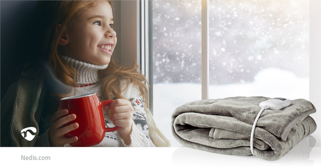 Elektromos Takaró | Felsőtakaró | 1 Személy | 180 x 130 cm | 9 Hőbeállítások | Mosható | Túlmelegedés elleni védelem | Digitális vezérlés | Gyapjú